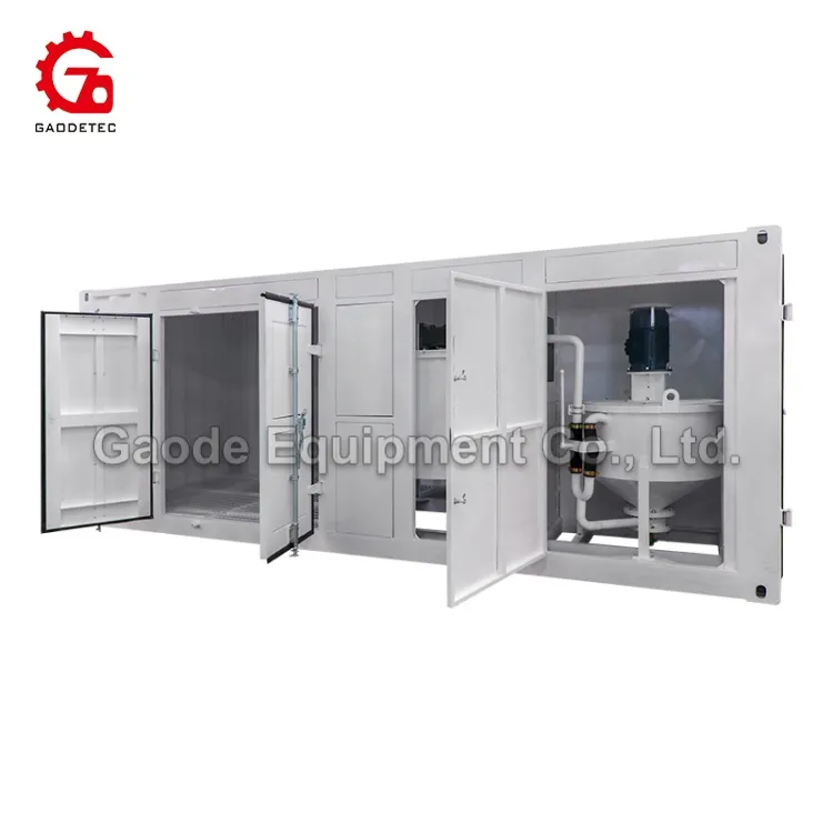 Gaodetec GMA2X300/1000 Container type High Speed Cement Grout Mixer